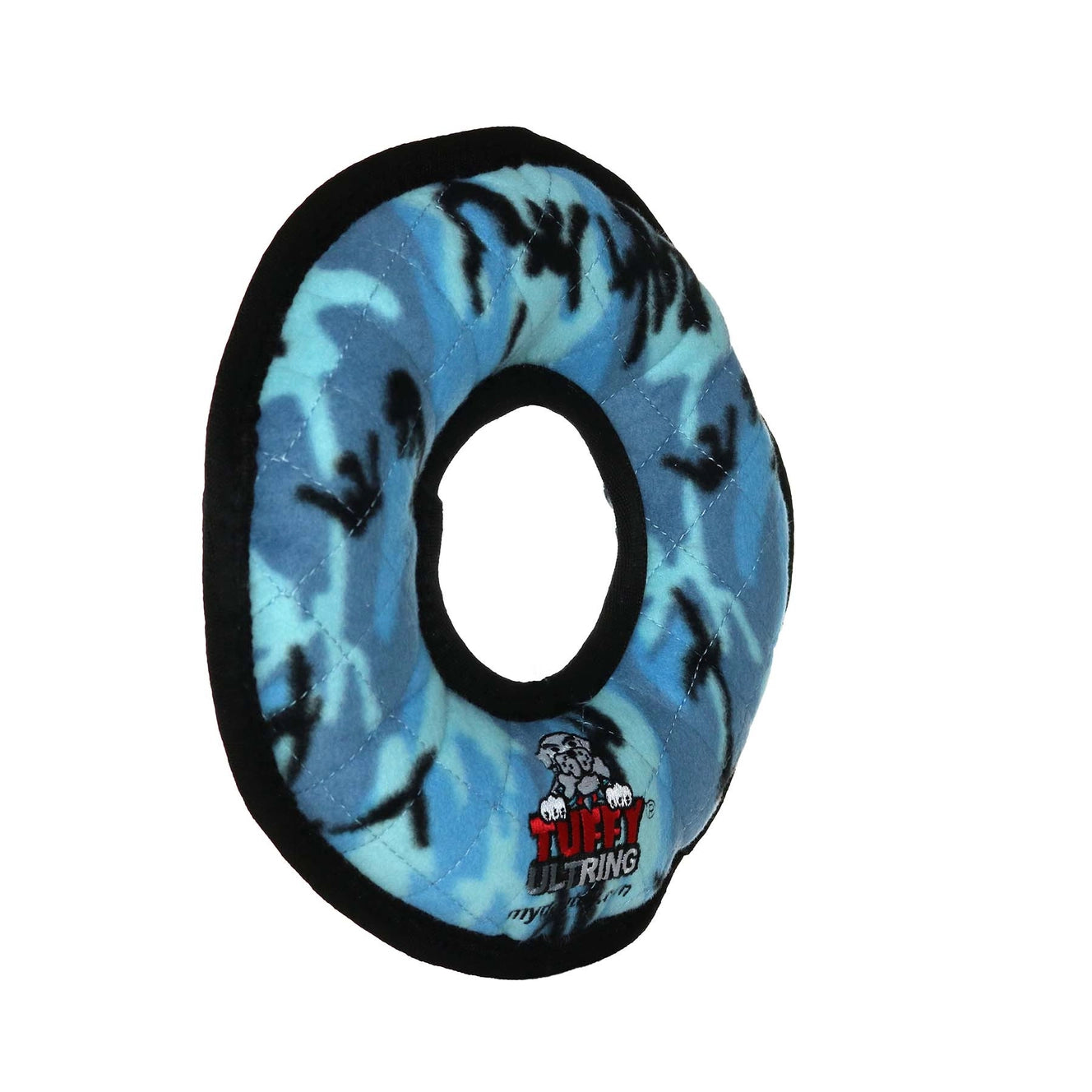 Tuffy Dog Ultimate Ring - Camo Blue Dog Toy