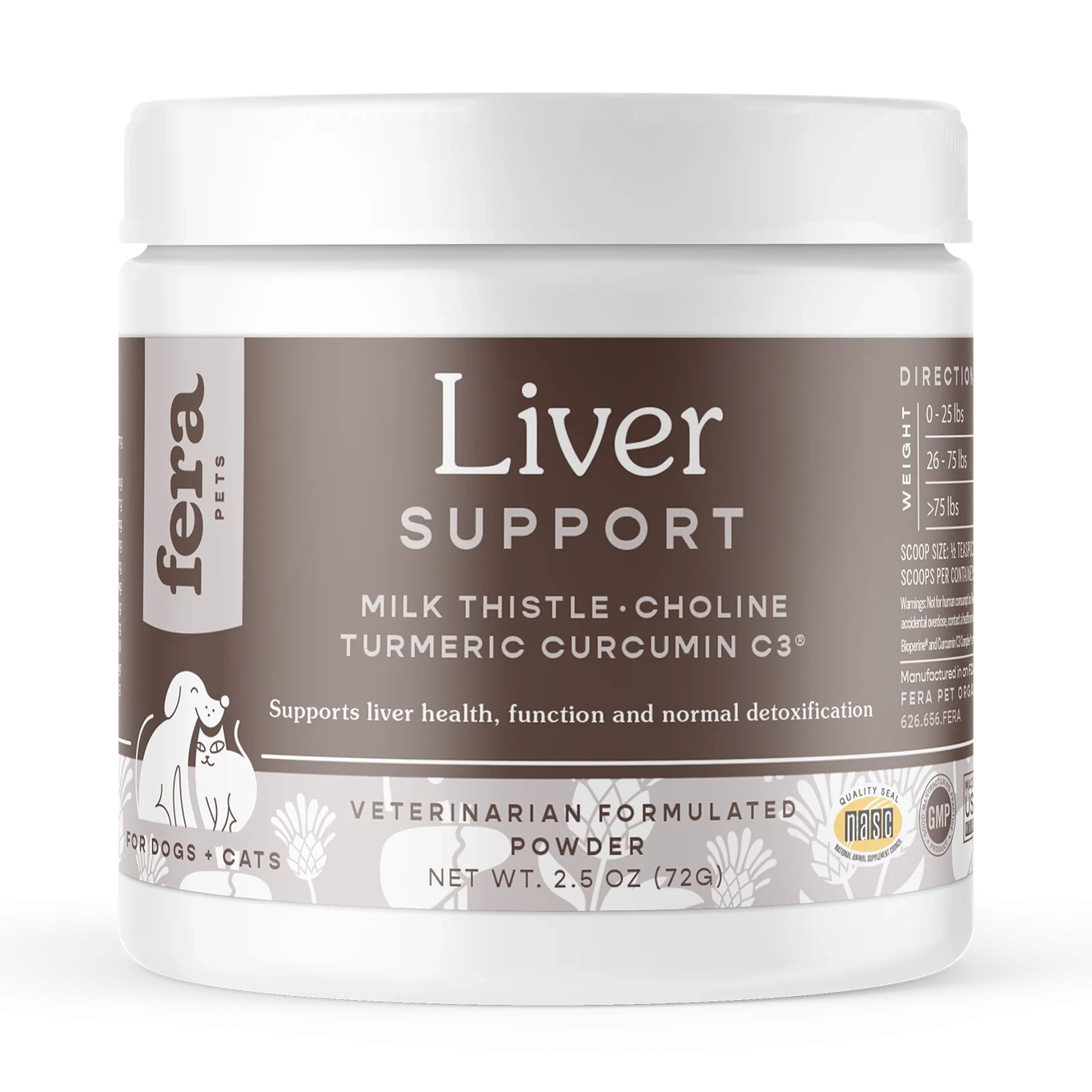 Fera Pets Liver Support Supplement For Dogs and Cats