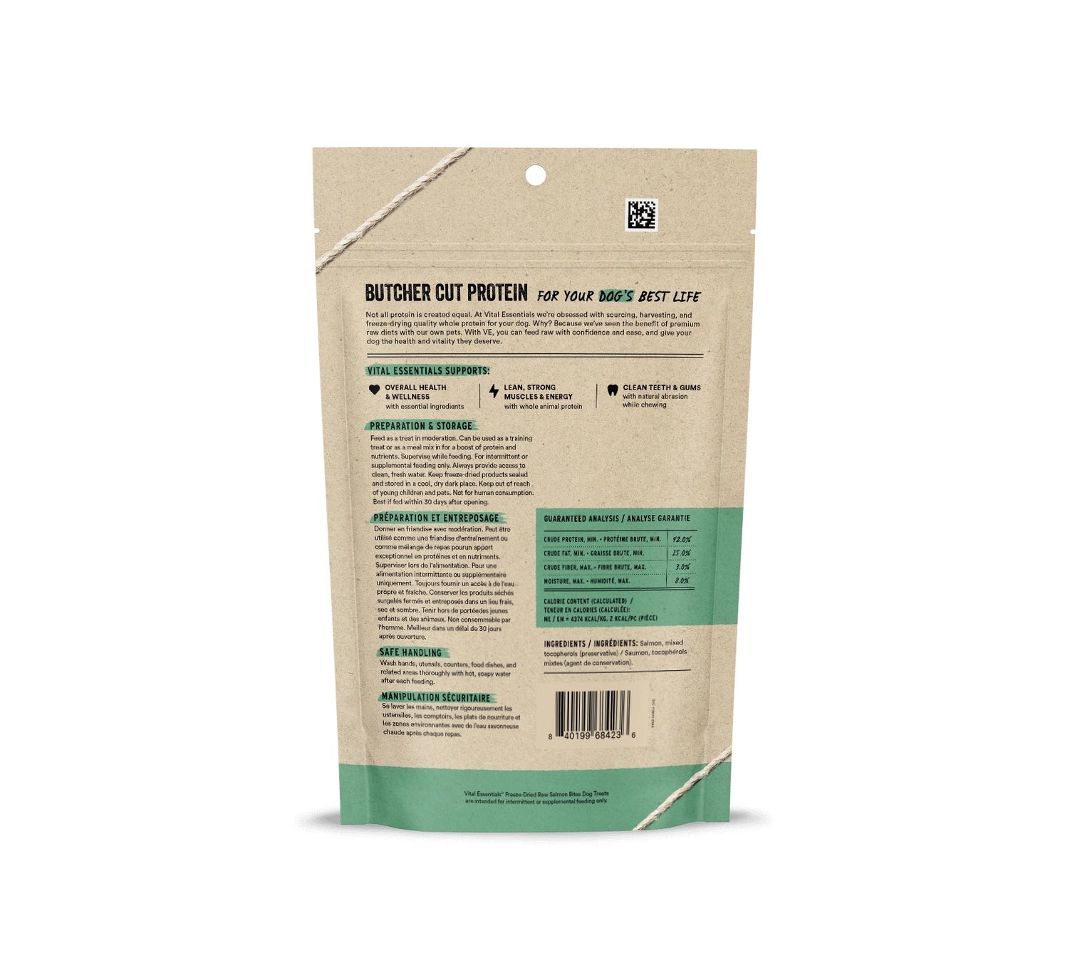 Vital Essentials Freeze Dried Raw Salmon Bites