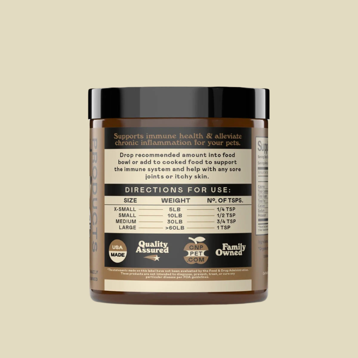 Organic Chaga Mushroom Powder For Dogs and Cats