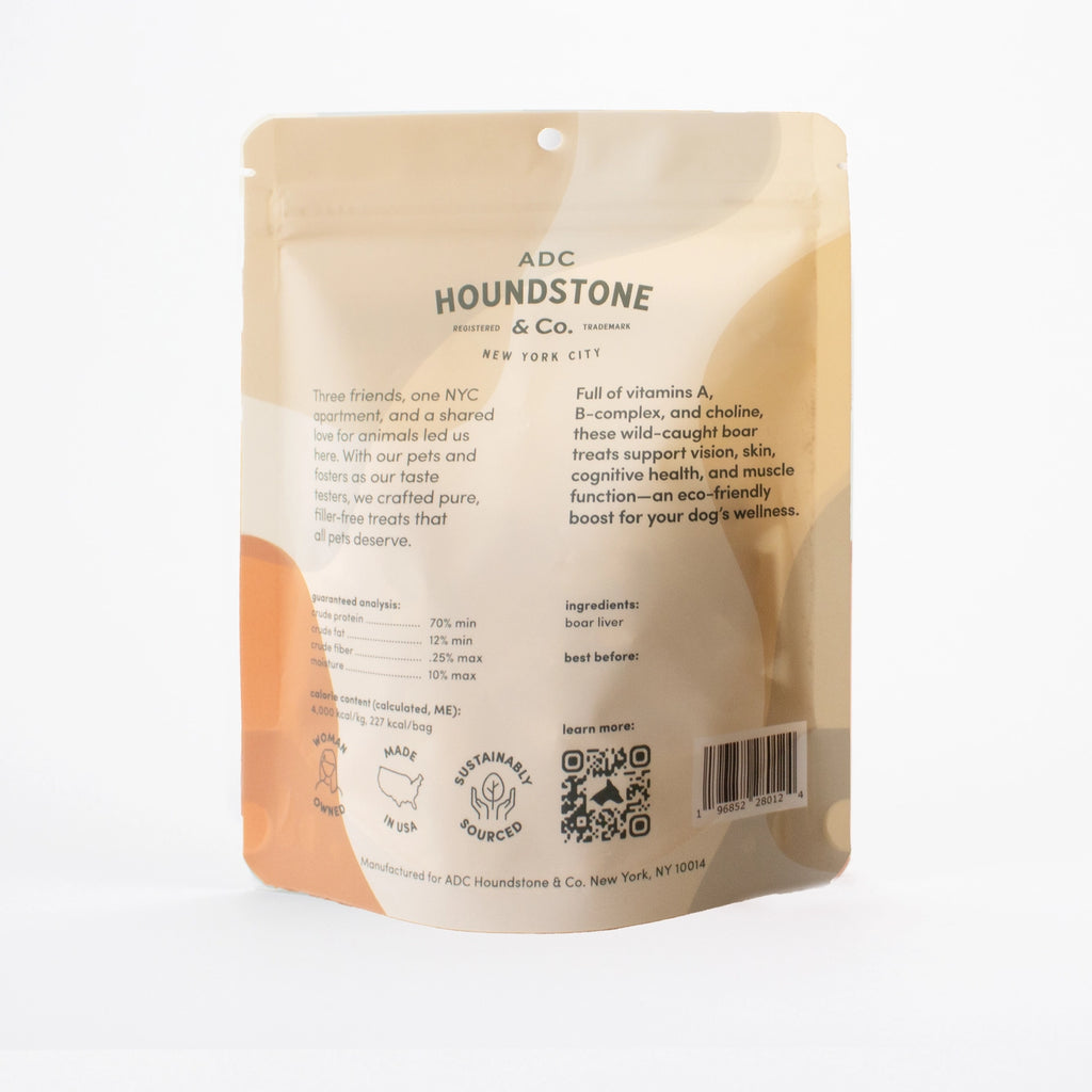 ADC Houndstone Wild Boar Liver Freeze Dried Treats