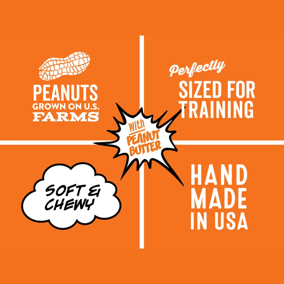 Polka Dog Mini Tube: Wonder Nuggets, Peanut Butter Dog Treat