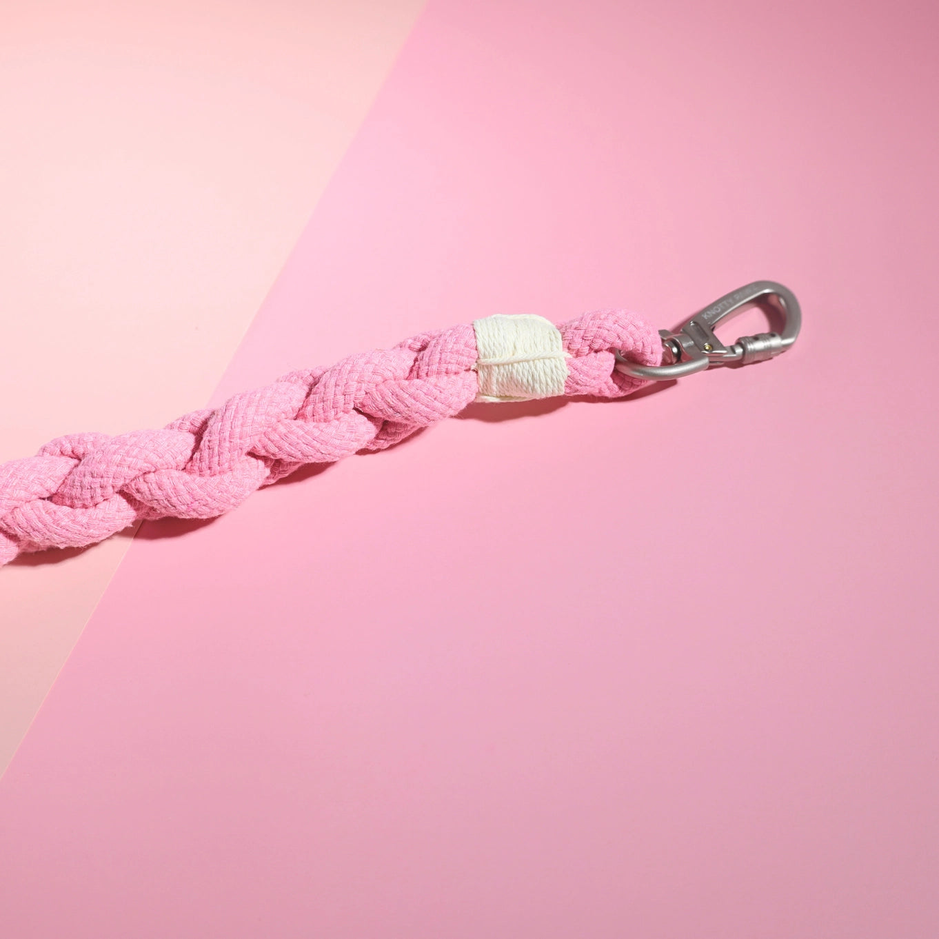 Monli The Cherry Pink Handcrafted Dog Leash