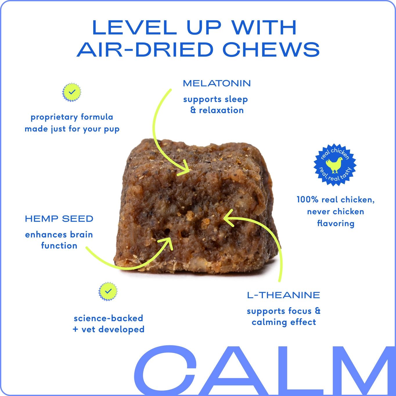 Native Pet Calm Chews Anxiety & Calming Supplement For Dogs - 60ct