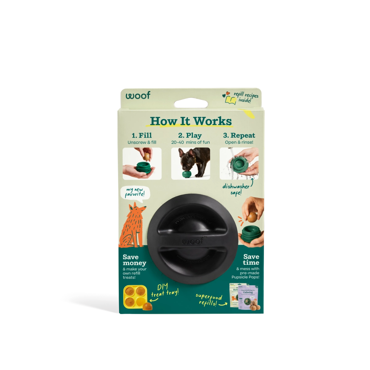 Woof Pupsicle Enrichment Toy