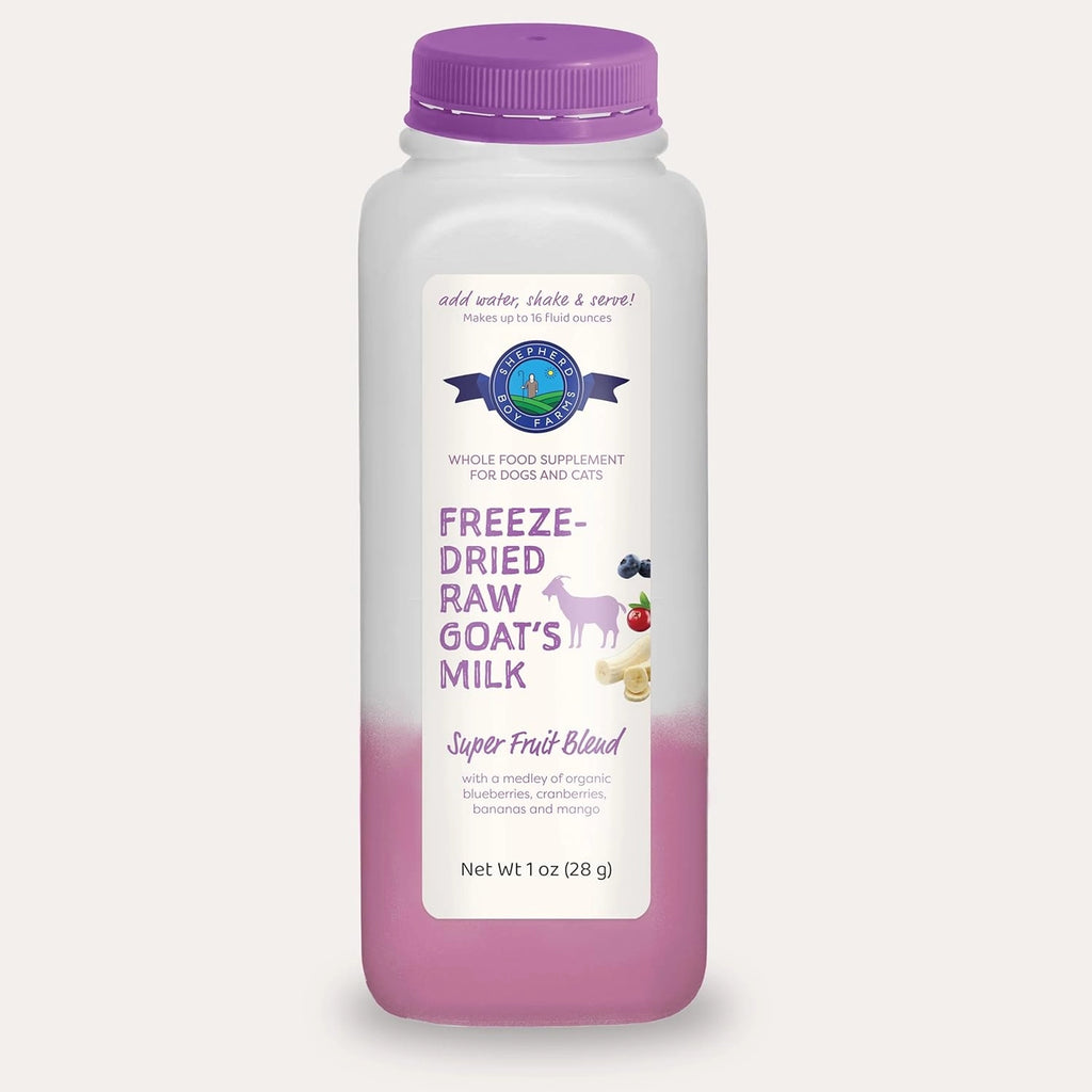 Shepherd Boy Farms Freeze-Dried Raw Goat Milk Topper- Super Fruit Blend