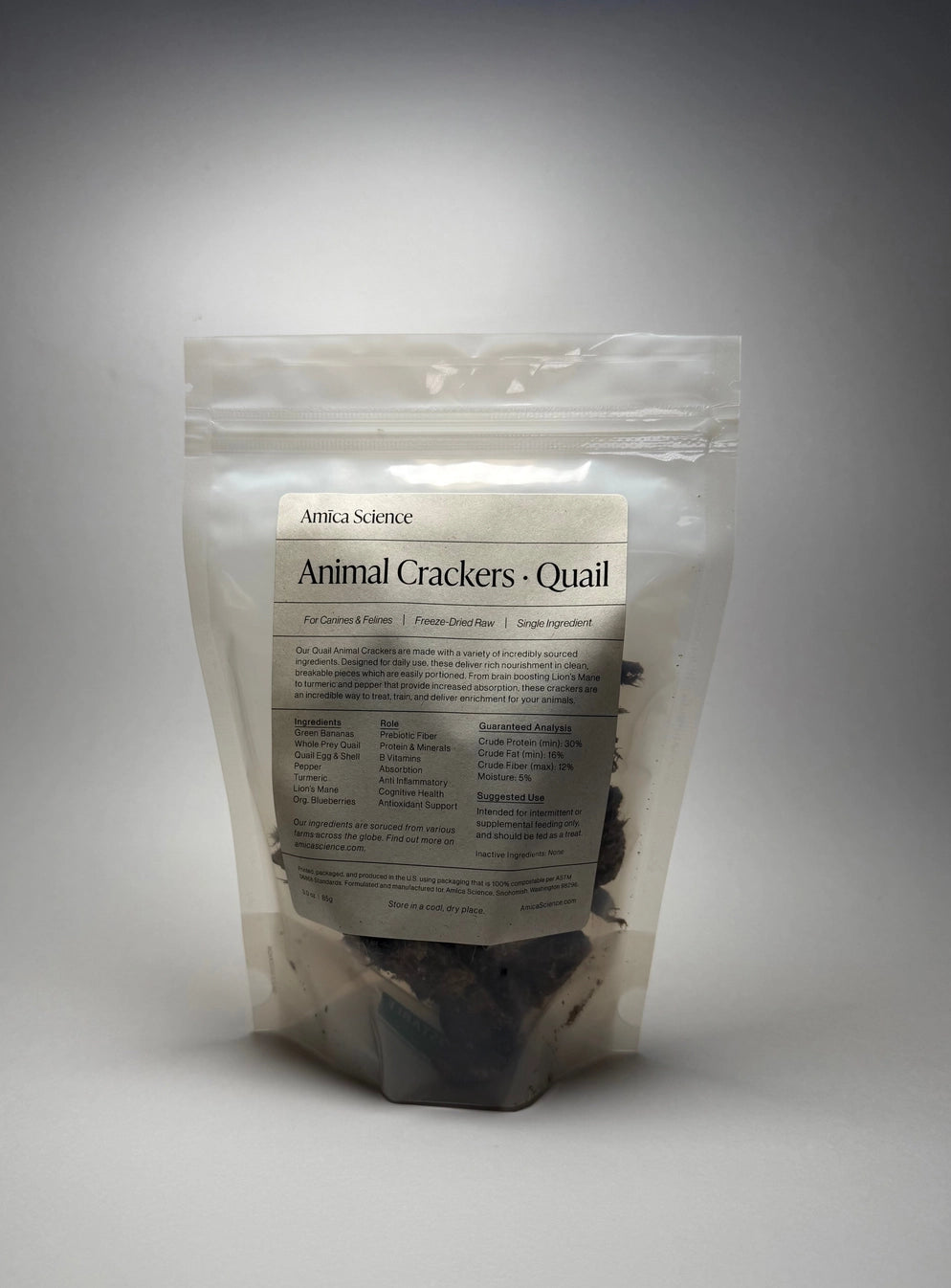Amica Science Animal Crackers - Quail Treats