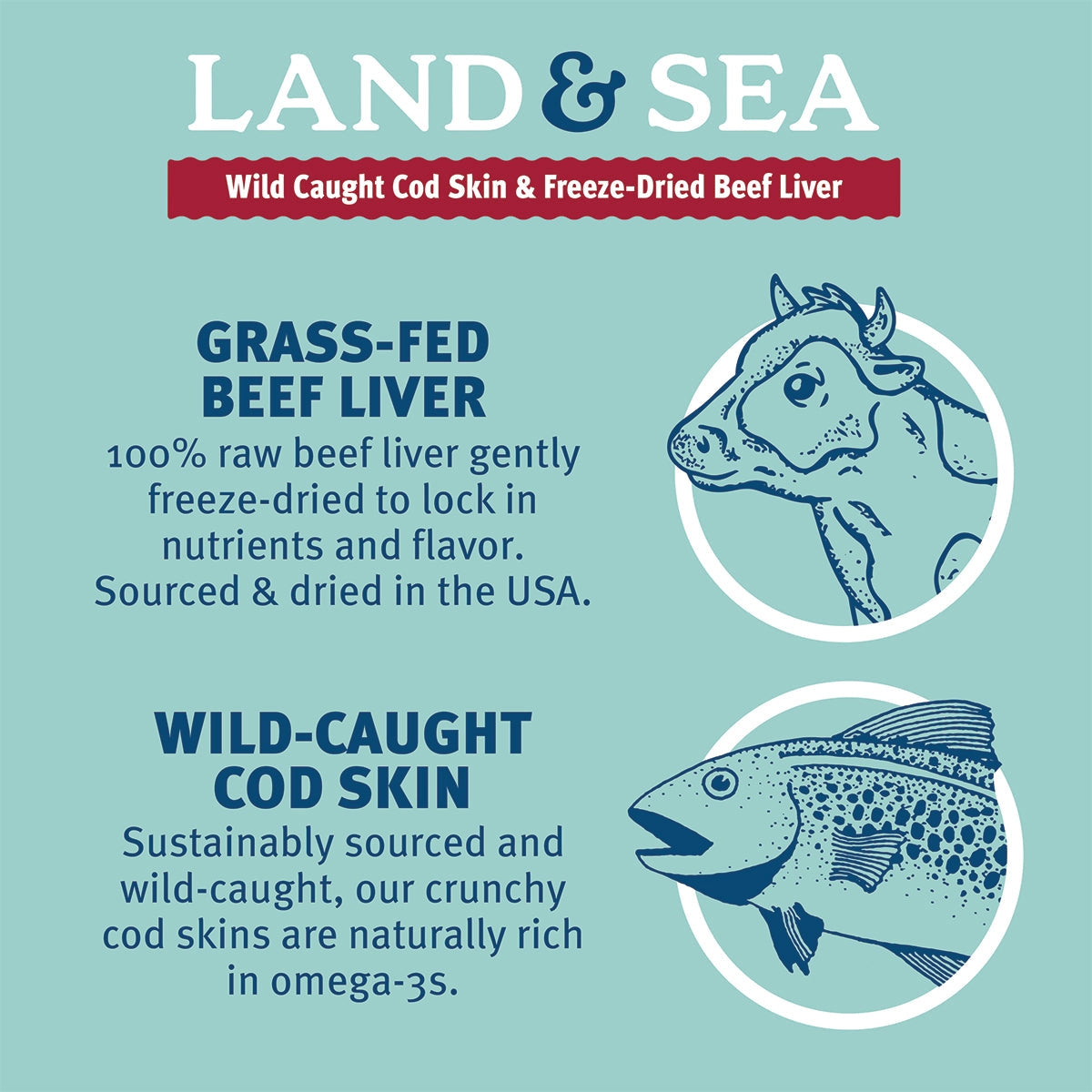 Icelandic+ Cod Skin & Freeze Dried Beef Treats