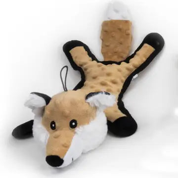 Steel Dog Flat Bumpy Fox Dog Toy