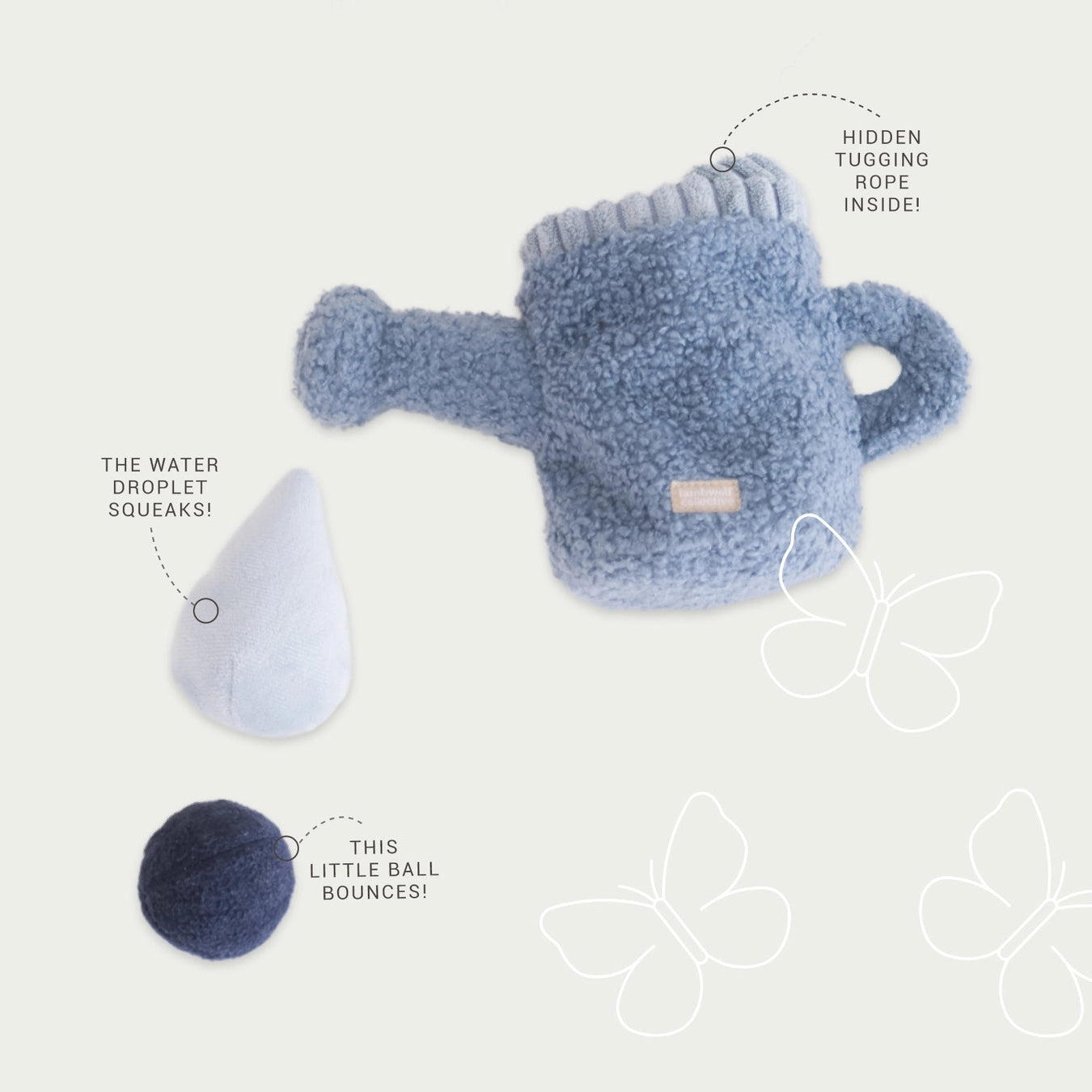 Lambwolf Collective - Watering Can Enrichment Dog Toy