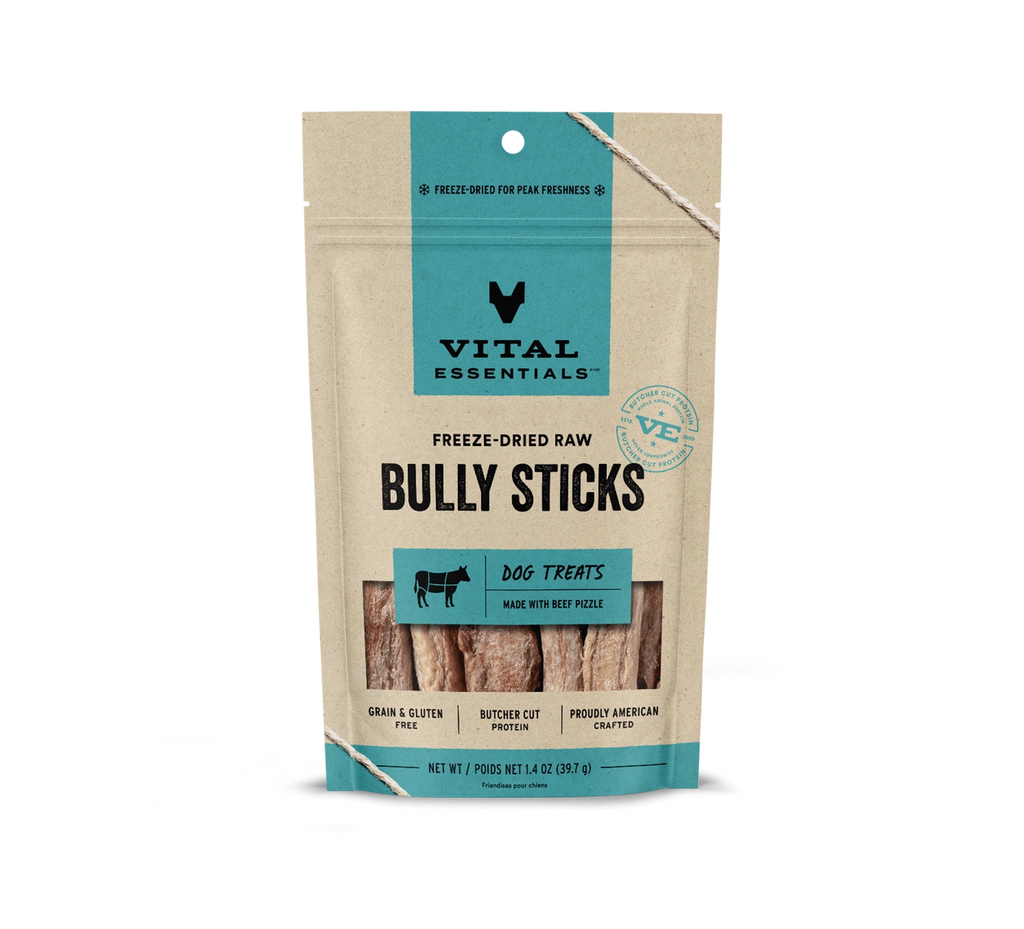 Vital Essentials Bully Sticks Dog Treats 1.4 oz