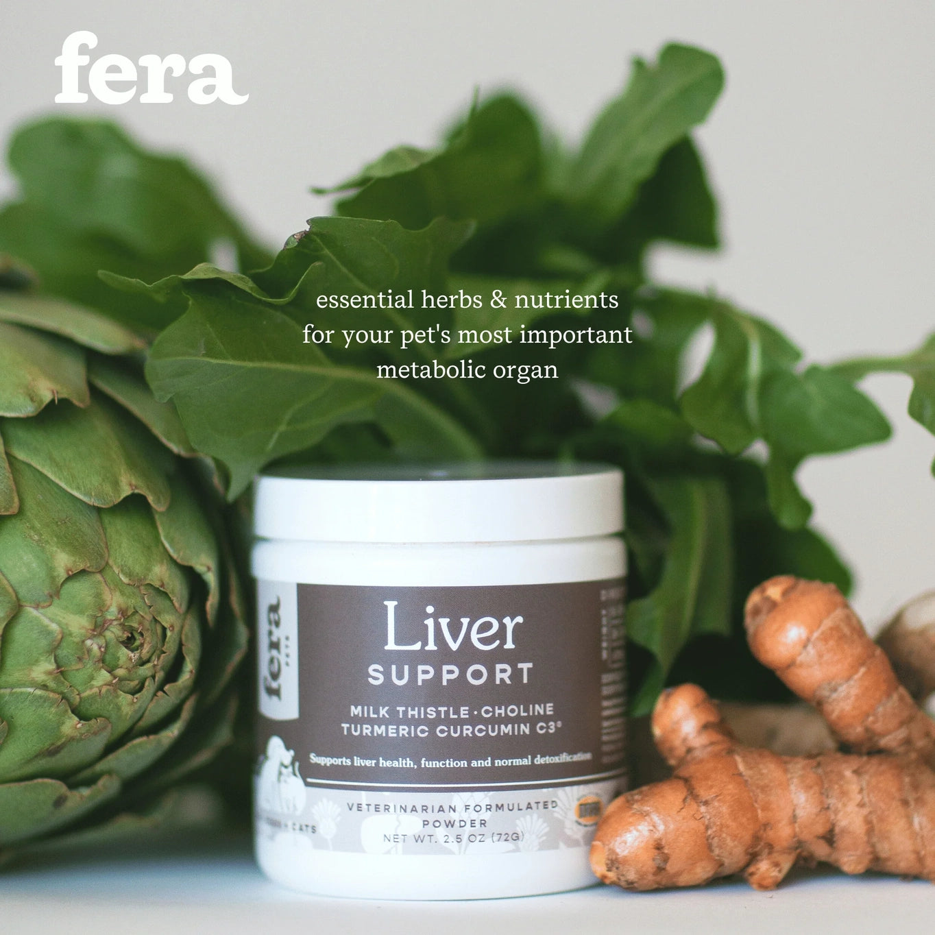 Fera Pets Liver Support Supplement For Dogs and Cats