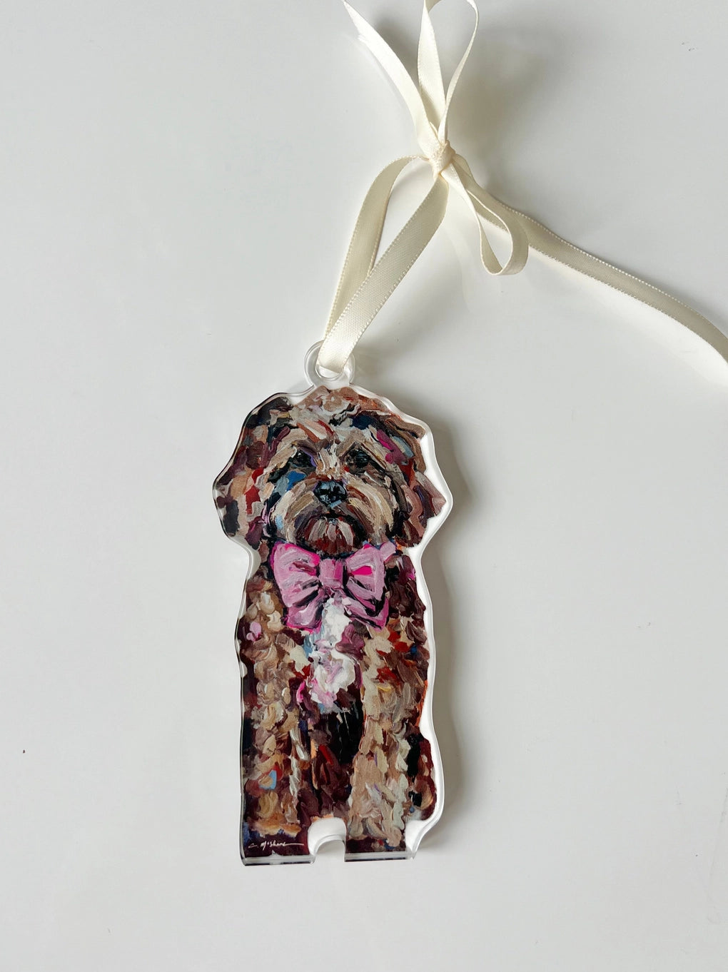 Chelsea McShane Dog Ornament