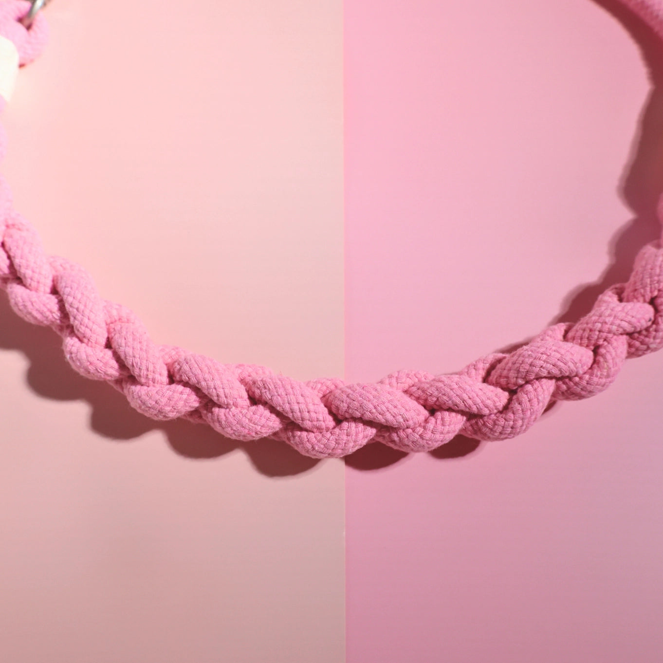 Monli The Cherry Pink Handcrafted Dog Leash
