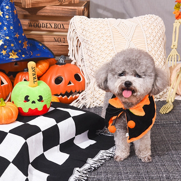Hugsmart Pet Howloween Night Candy Apple Plush Toy