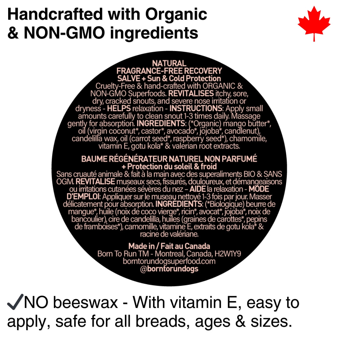 Born To Run Nose Hydrating Recovery Balm + Sunscreen Organic