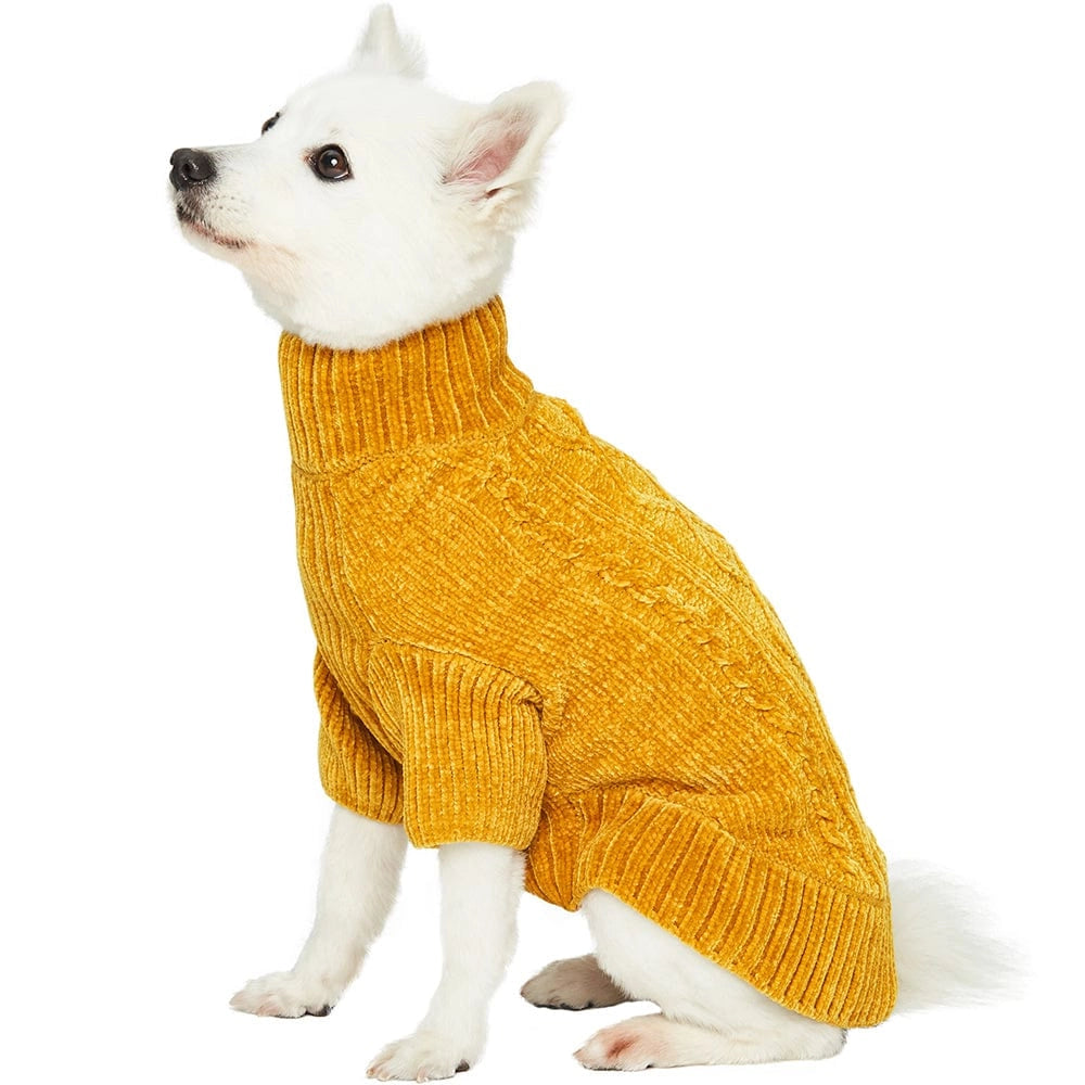 Chenille Dog Sweater
