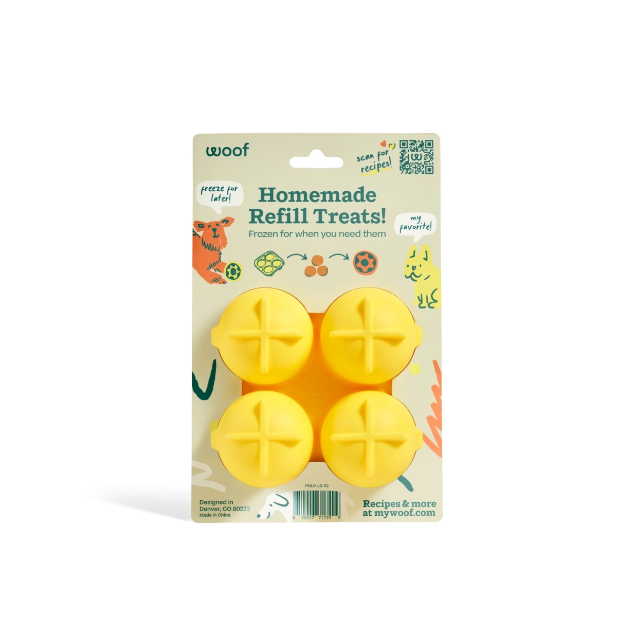 Woof Pupsicle Treat Tray