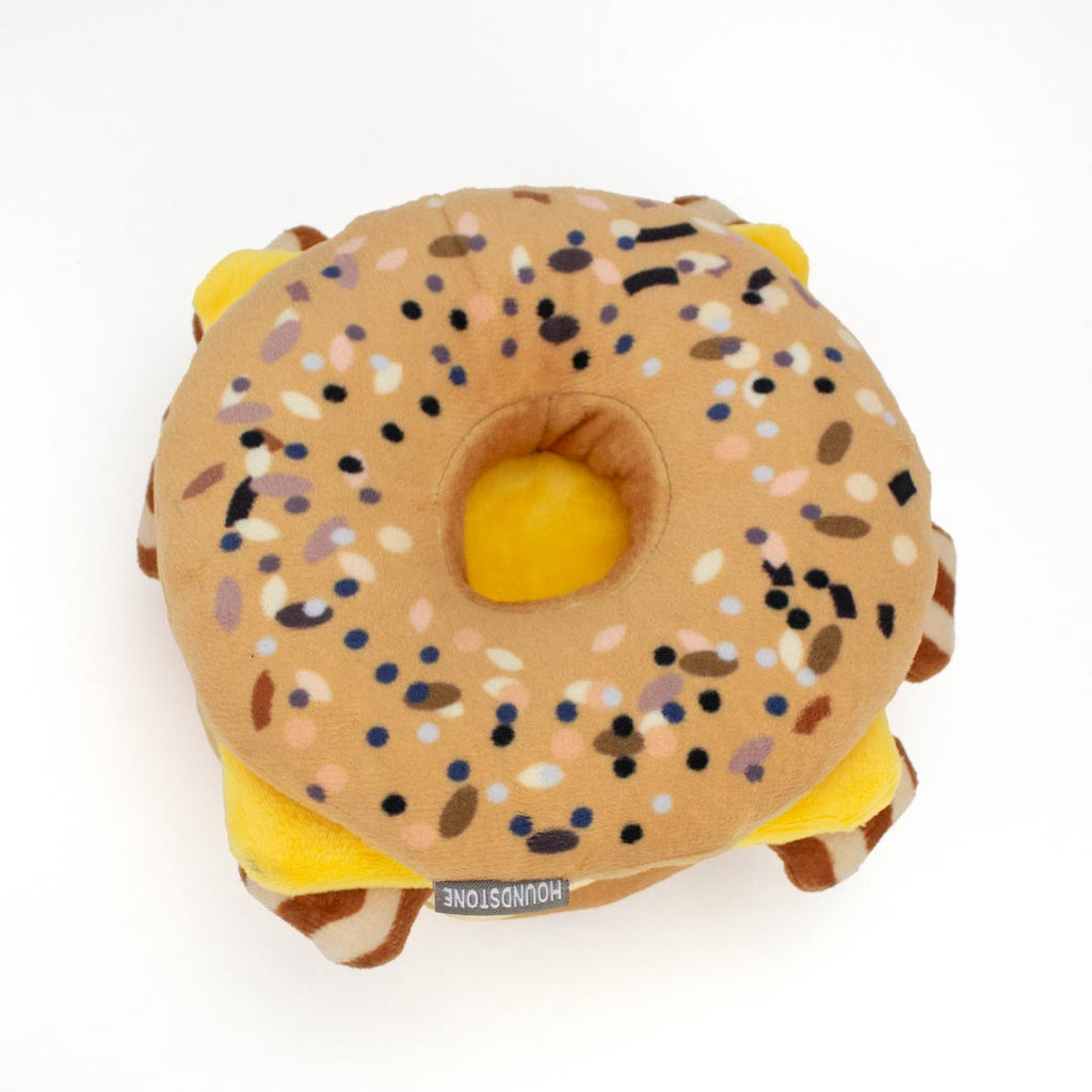 ADC Houndstone Bacon, Egg & Cheese – Durable Plush Dog Toy