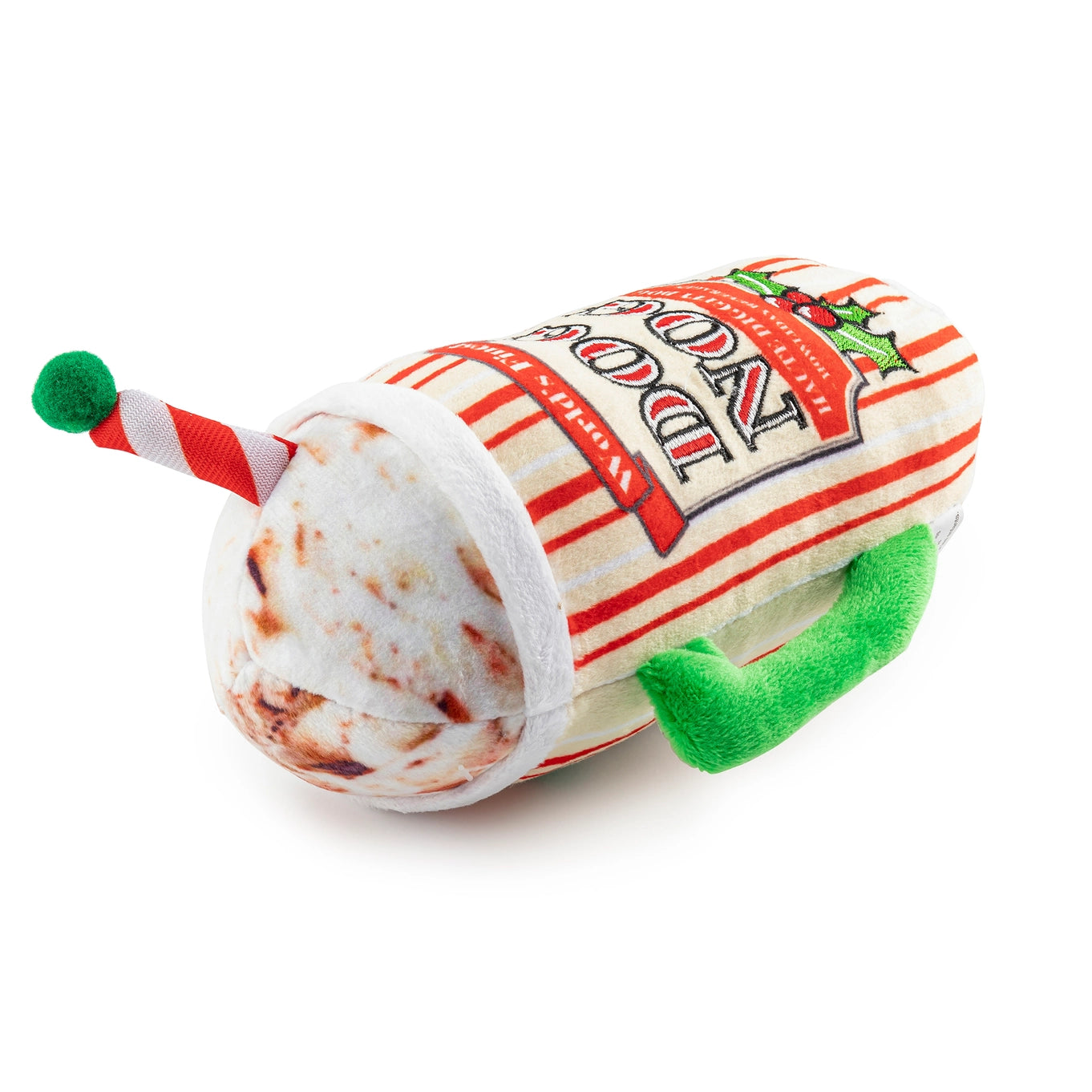 Haute Diggity Dog Holiday Dog Nog Christmas Dog Toy