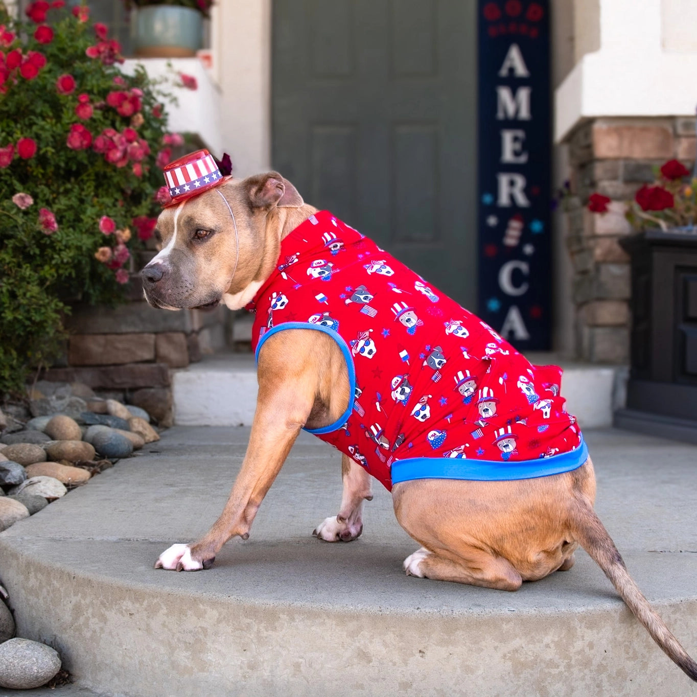 Pittie Clothing Co. Sploots & Sparklers Muscle Tee