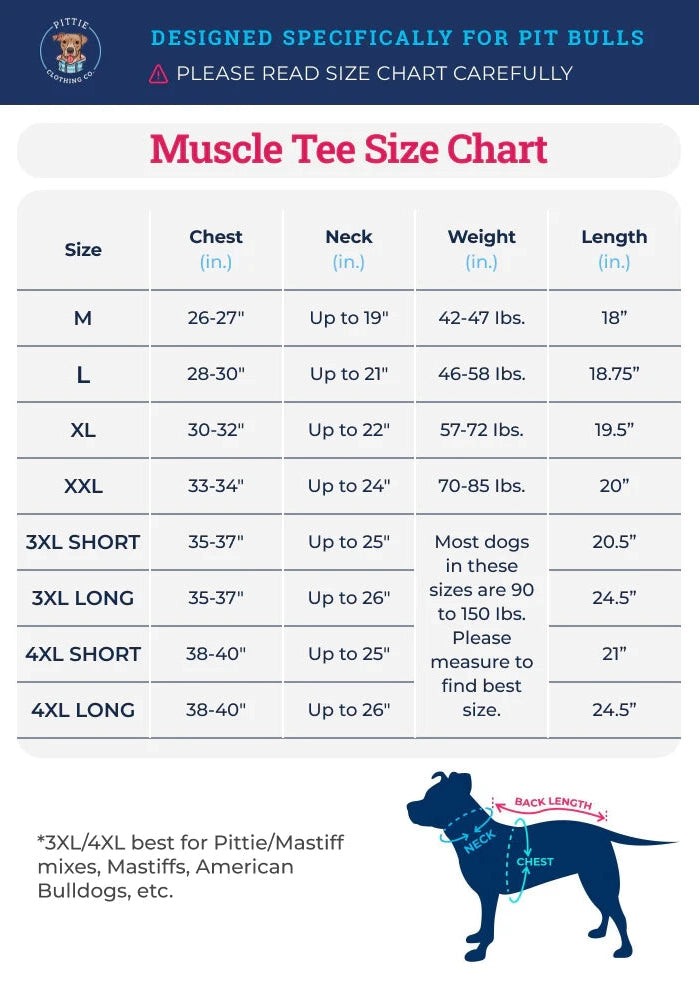 Pittie Clothing Co. Spaghetti & Meatball Muscle Tee