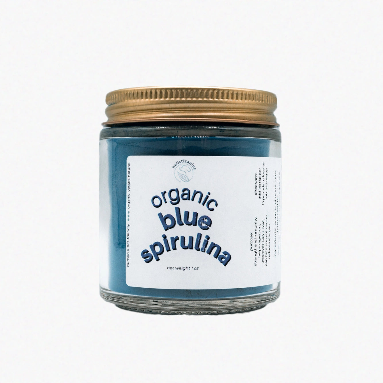 Holisticanine Organic Blue Spirulina Supplement