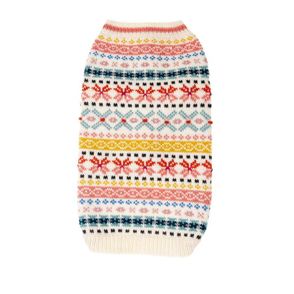 Parker Dog Sweater - Natural