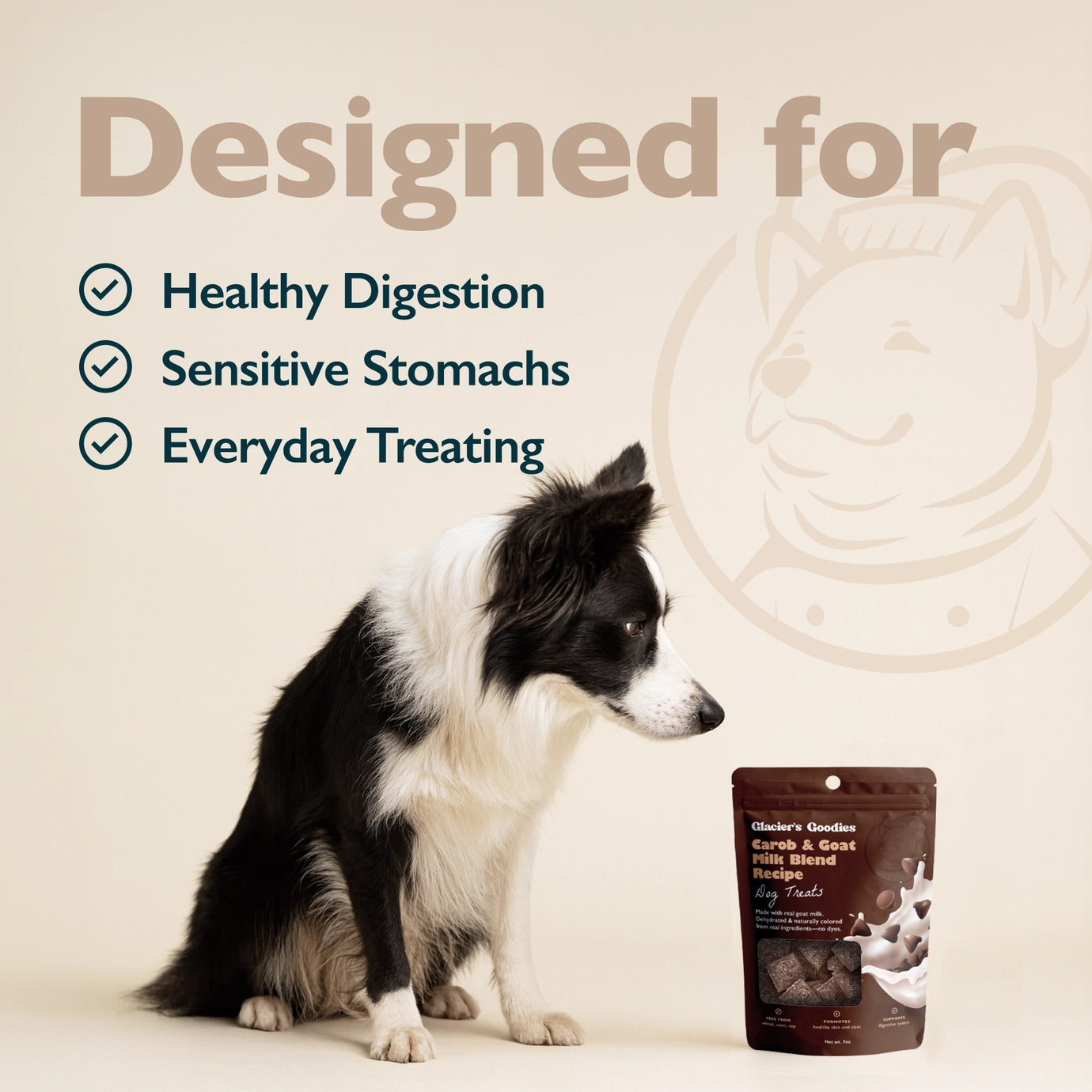 Glacier's Goodies Goat Milk Dog Treats – Carob