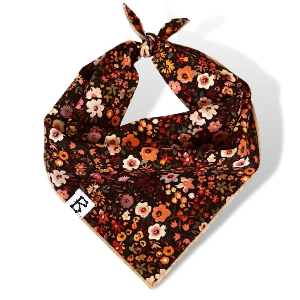 Boneyard Co "Autumn Bouquet" Dog Bandana