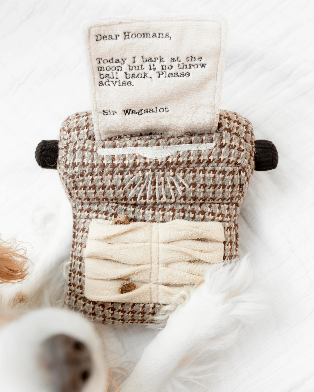 Lambwolf Collective - Typewriter // Enrichment Dog Toy