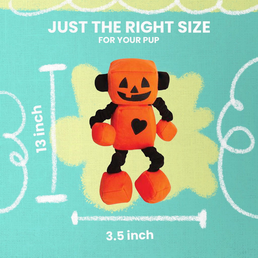 Snug Arooz Jack-O-Bot Dog Toy