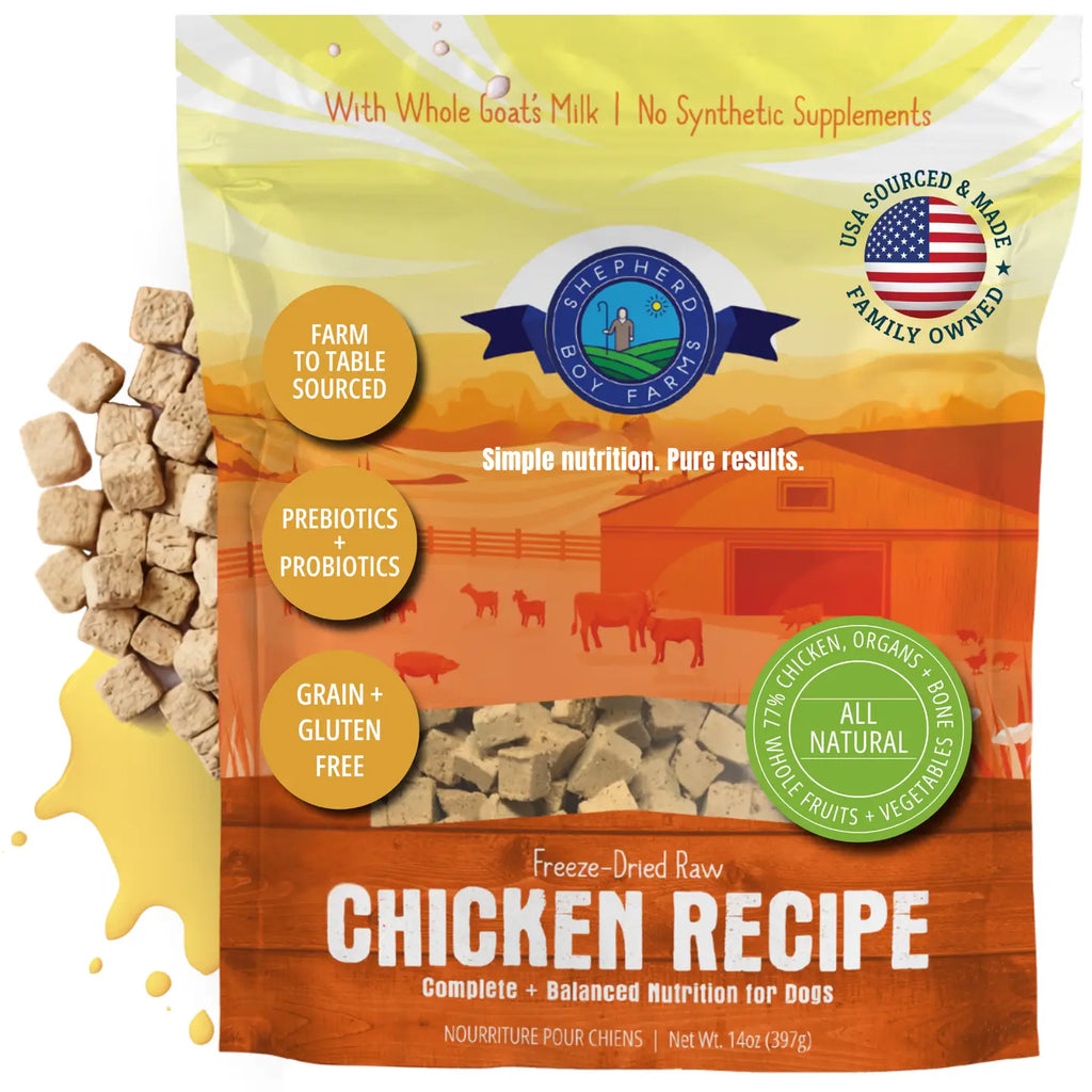 Shepherd Boy Farm Freeze Dried Chicken Recipe For Dogs