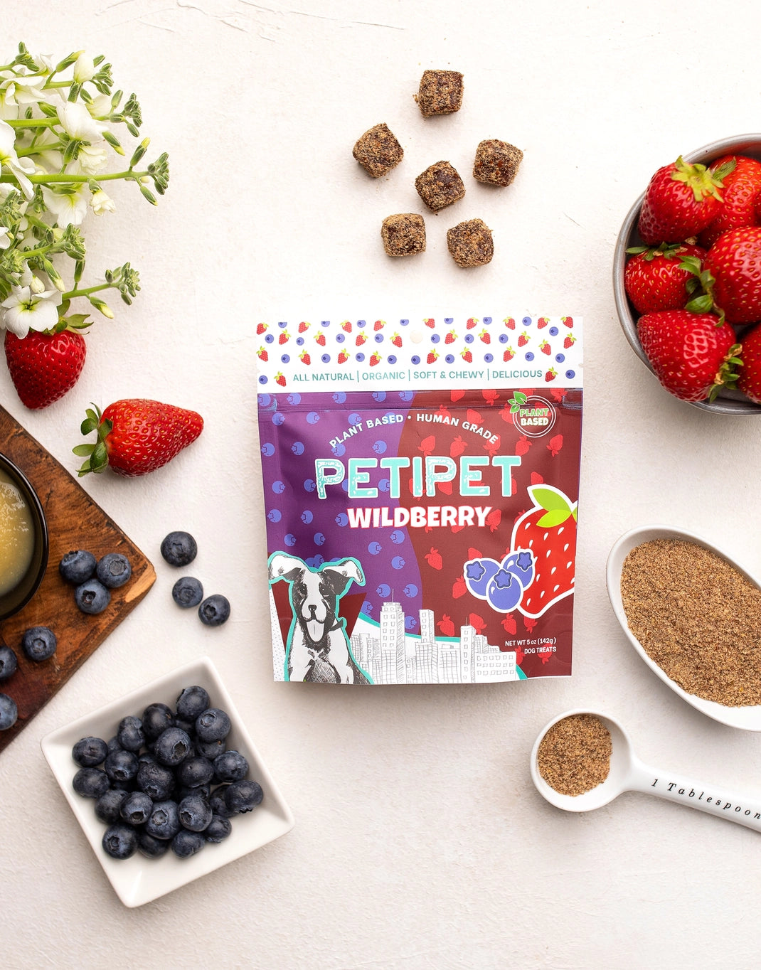 Petipet Wildberry Treats - Vegan