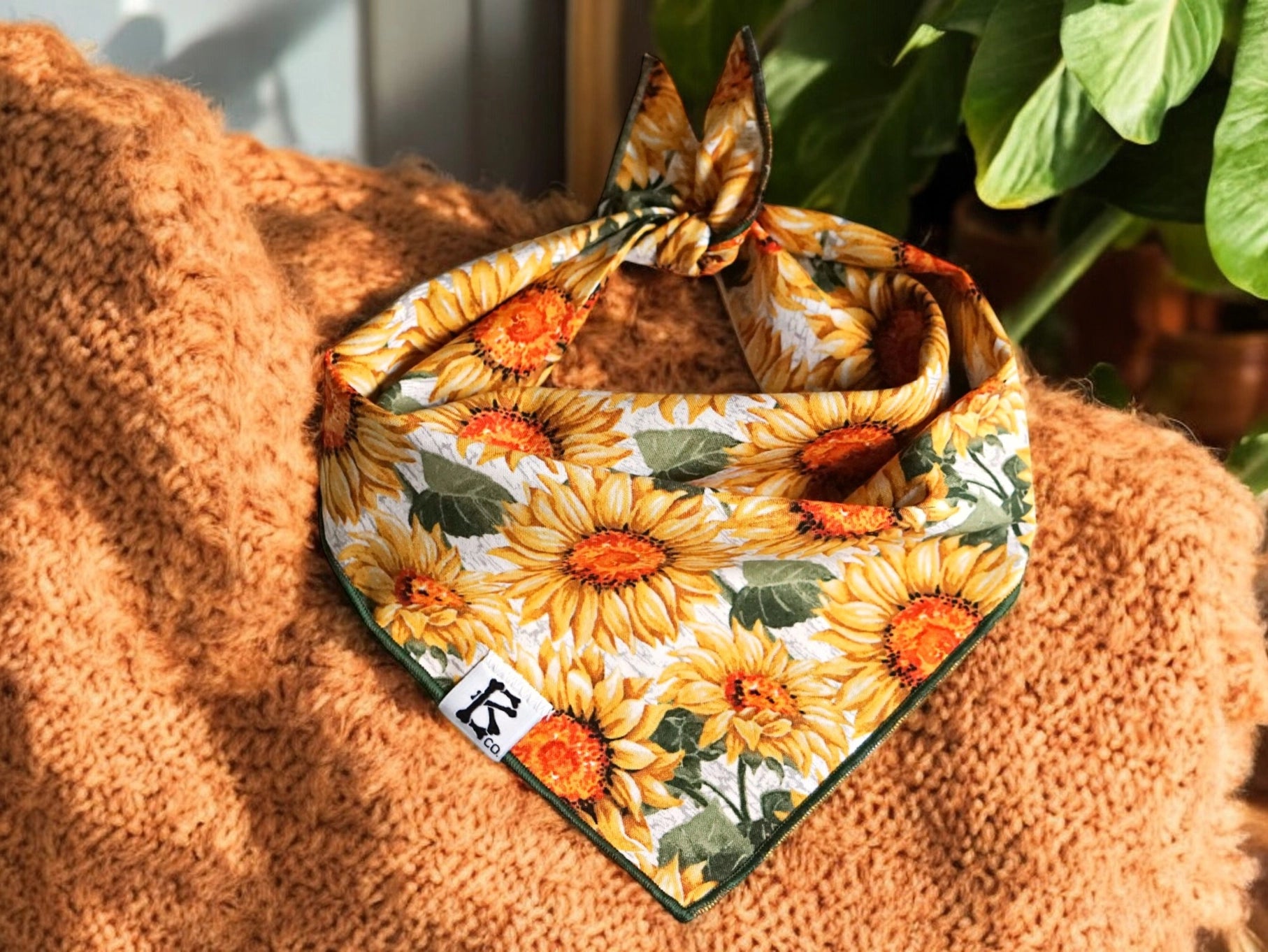 Boneyard Co "Sunflower Farm" Dog Bandana