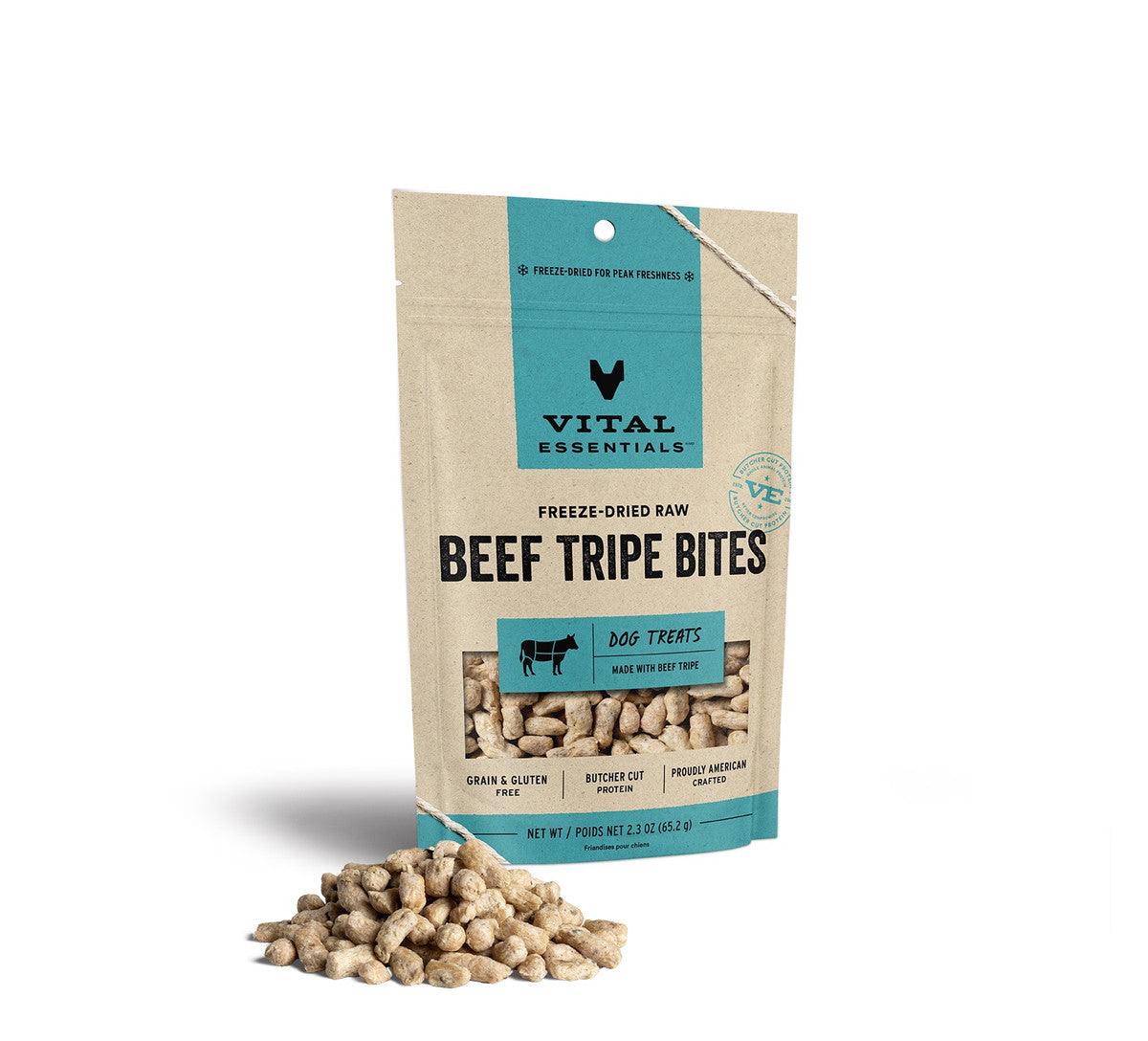 Vital Essentials Beef Tripe Bites Dog Treats