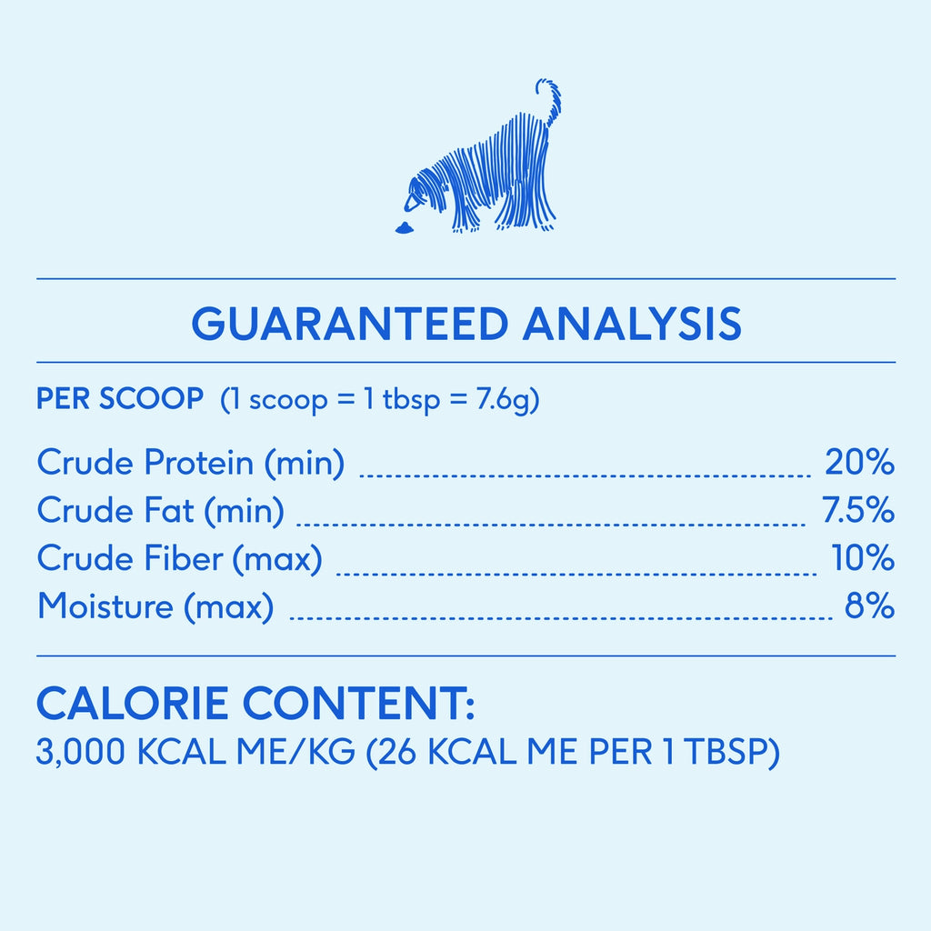 Native Pet Organic Pumpkin Fiber Powder, Digestive Supplement For Dogs 16oz
