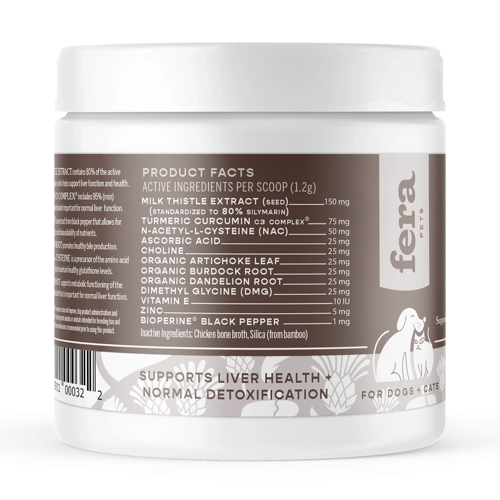 Fera Pets Liver Support Supplement For Dogs and Cats