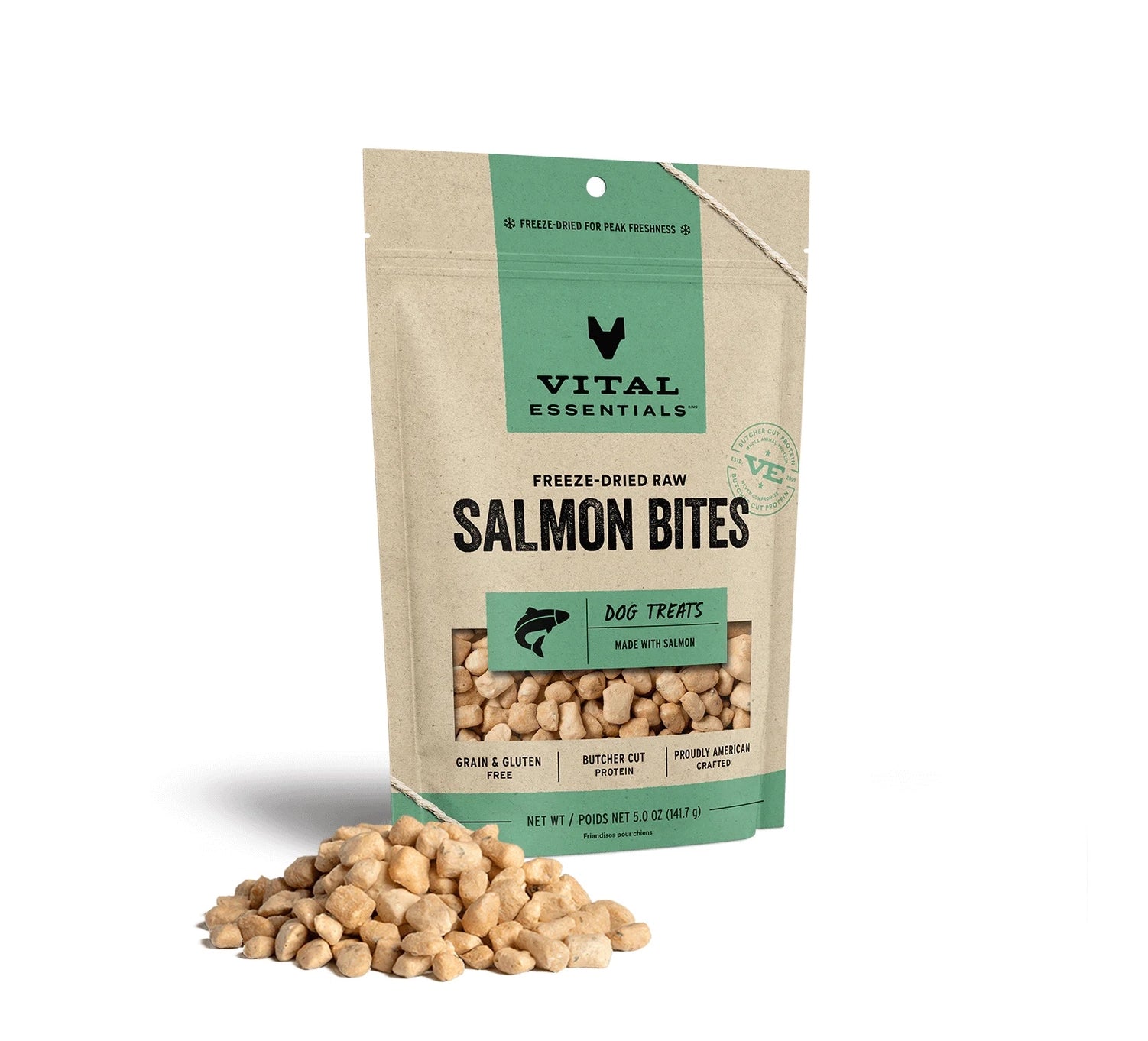 Vital Essentials Freeze Dried Raw Salmon Bites