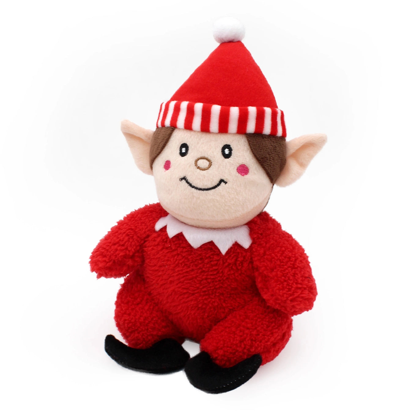 Holiday Cheeky Chumz - Red Elf - Christmas Dog Toy