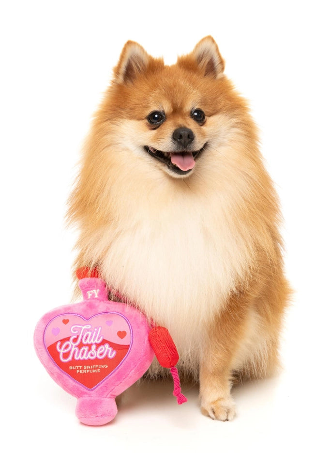 Tail Chaser Pefume Plush Dog Toy