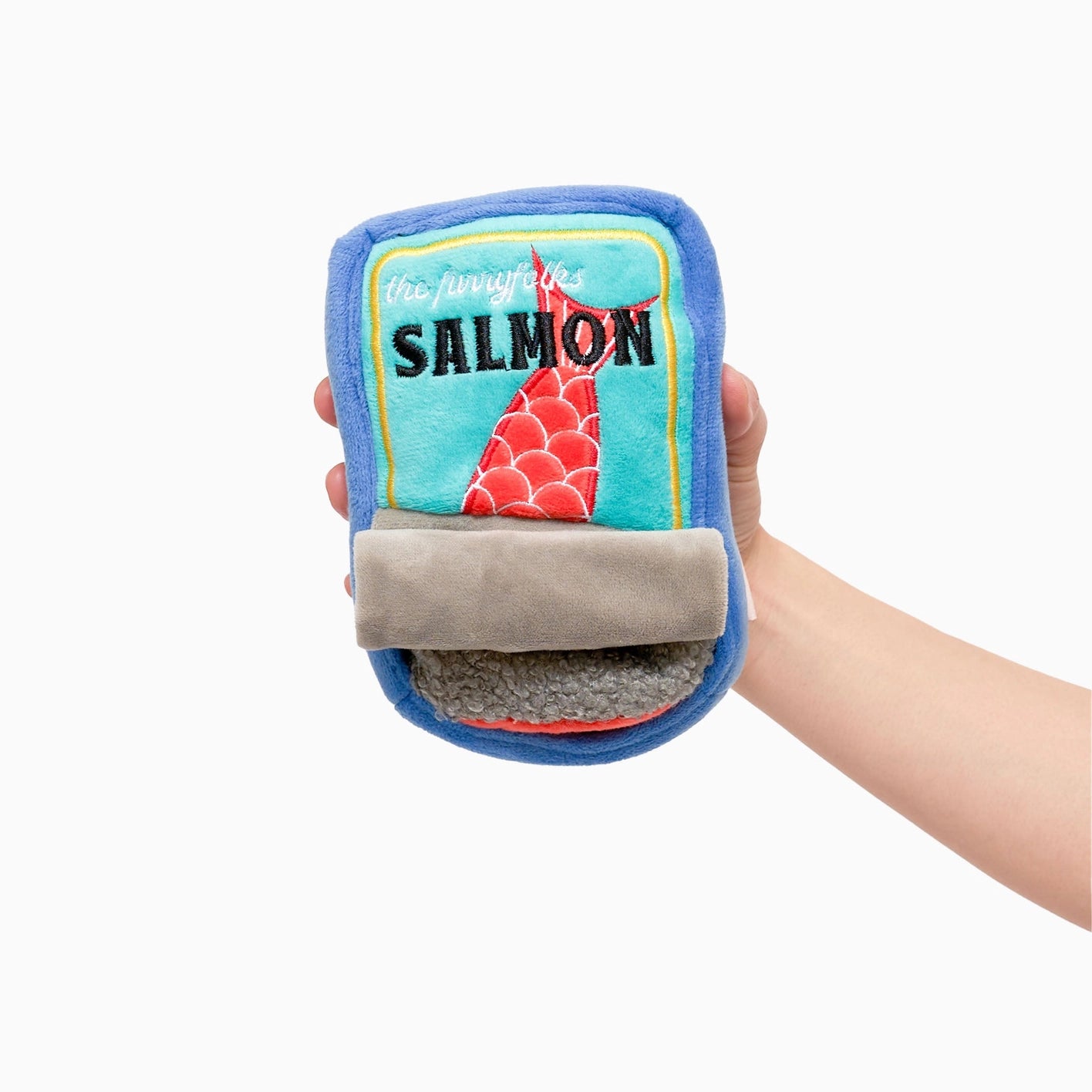 The Furry Folks Tinned Salmon Nosework Toy
