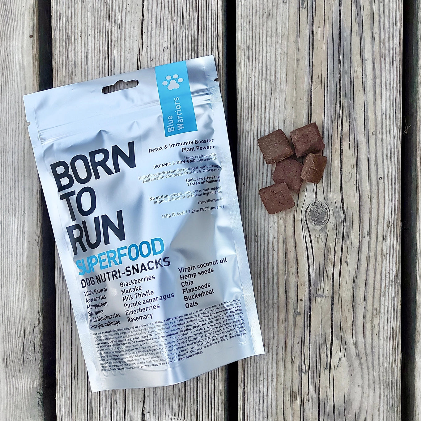 Born To Run Blue Warriors Detox & Immunity Booster Treats