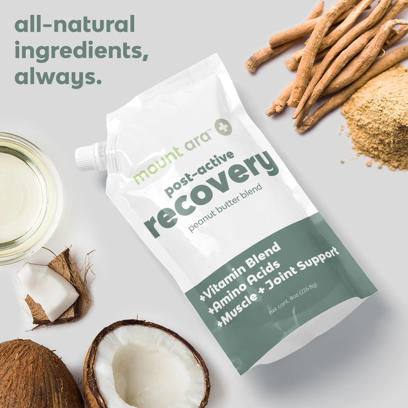 Mount Ara Active Recovery Functional Peanut Butter