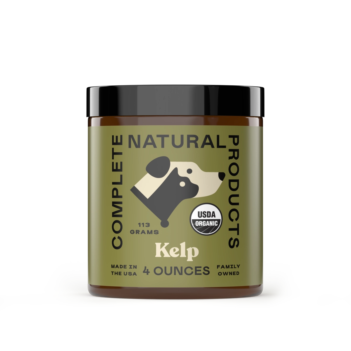 Complete Natural Products Organic Kelp Powder Supplement For Dogs and Cats