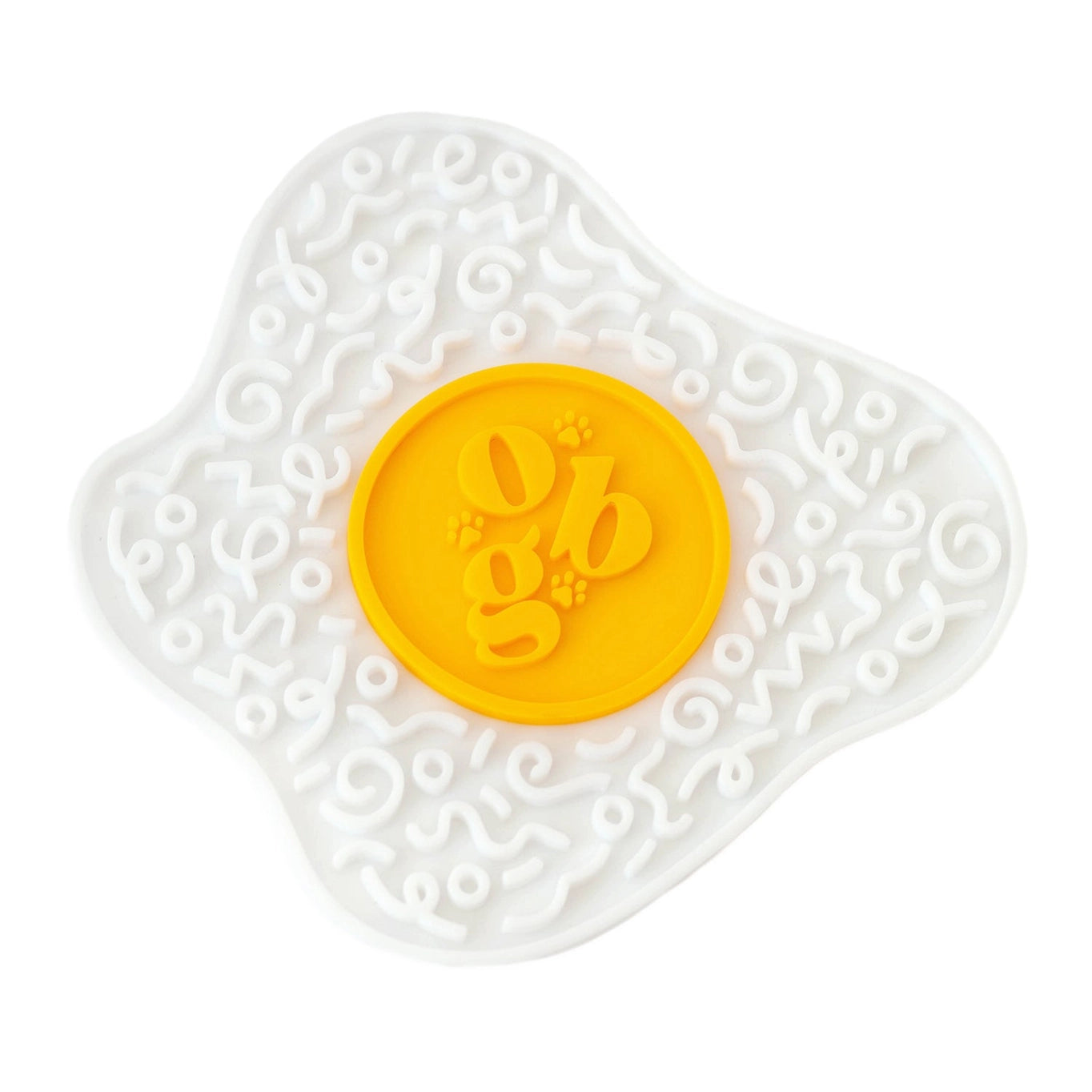 Ollie B. Good Sunny-Side-Up Egg Lick Mat
