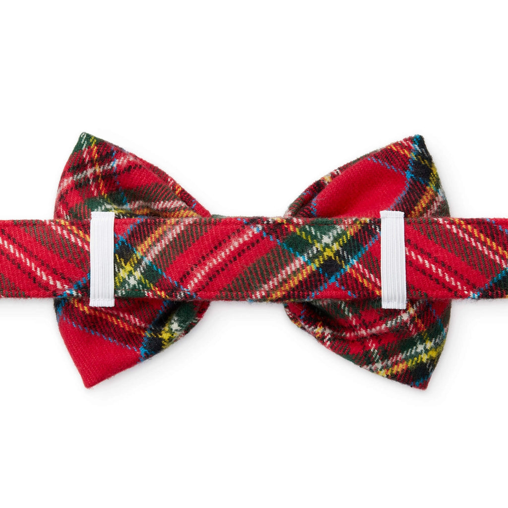 The Foggy Dog Tartan Plaid Flannel Holiday Dog Bow Tie