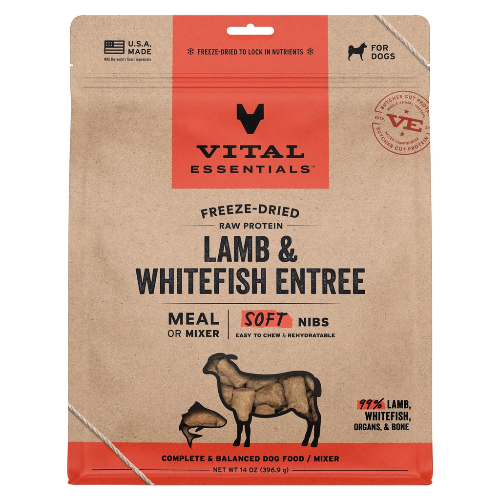 Vital Essentials Lamb Whitefish Entree Soft Nibs 14oz