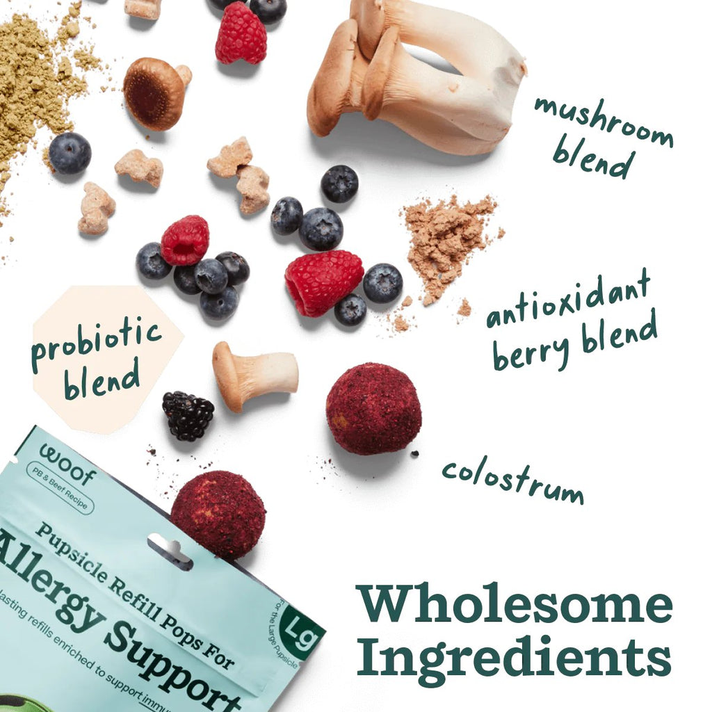 Woof Allergy Support Wellness Pops
