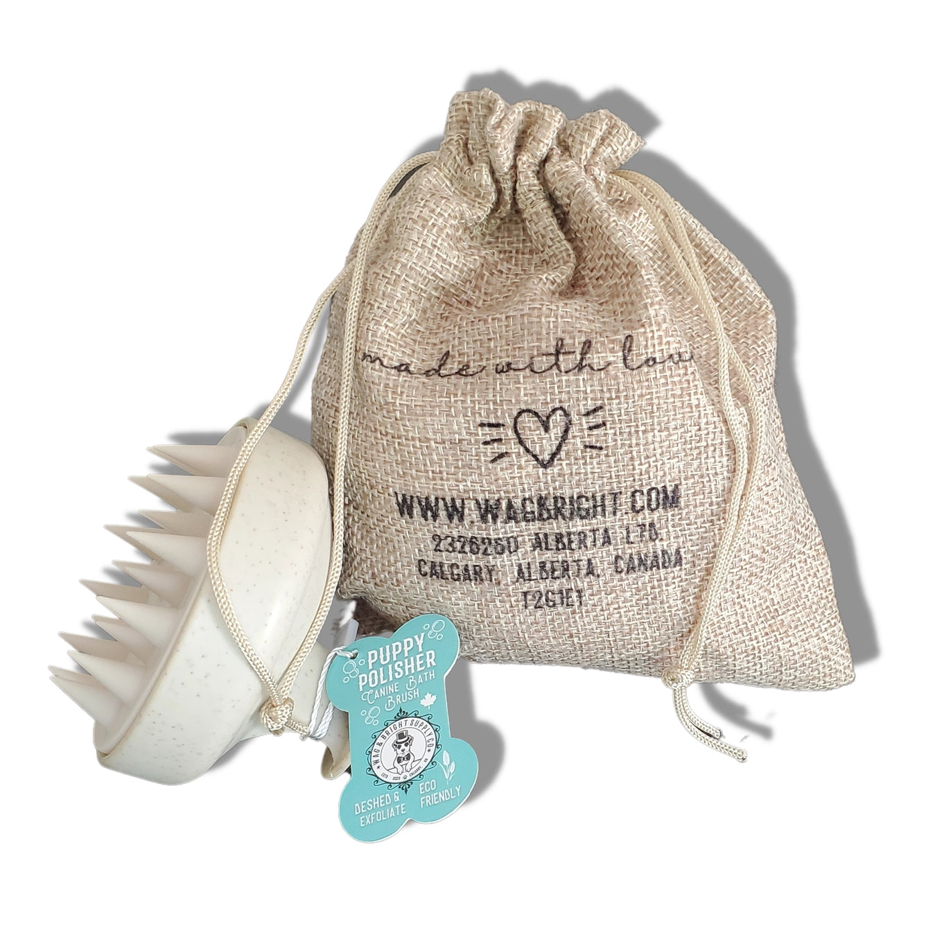 Wag And Bright Puppy Polisher Eco Shampoo Brush